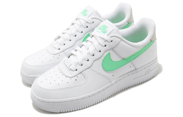 Кроссовки air force 1 white green glow' Nike, белый — фото 2