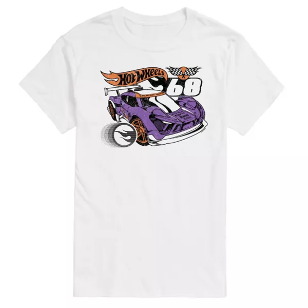 

Мужская футболка с логотипом Super Blitzen Hot Wheels, белый