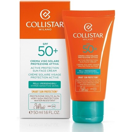 Солнцезащитный крем для лица Suncare By Active Protection Spf50 50 мл, Collistar — фото 2