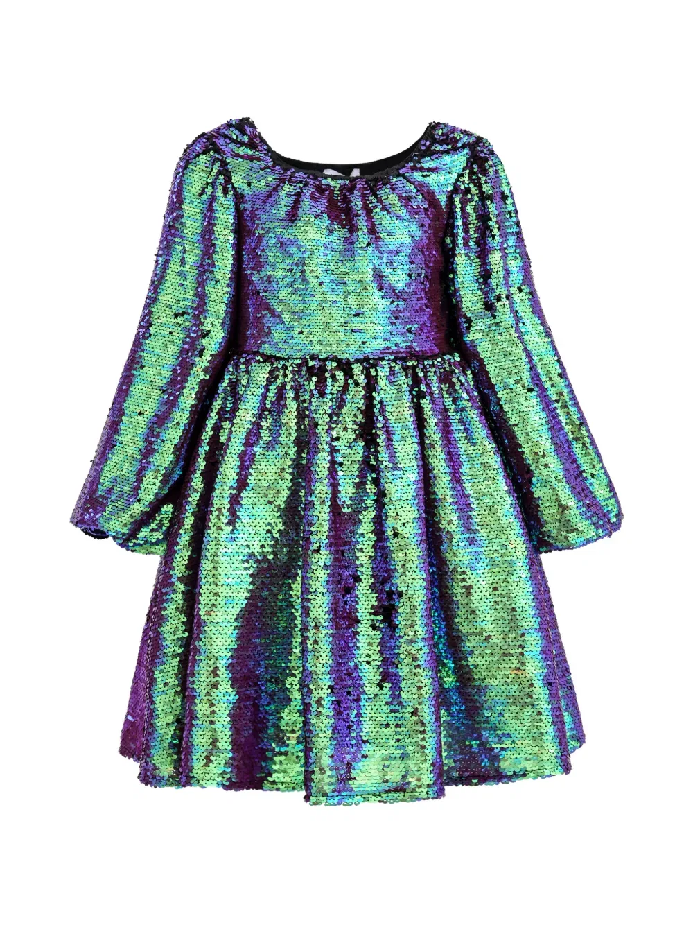 Платье, переливающееся пайетками Mimi Tutu, зеленый