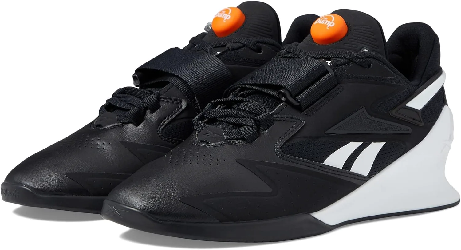 Мужские кроссовки Reebok Legacy Lifter III, черный/белый/оранжевый — фото 2