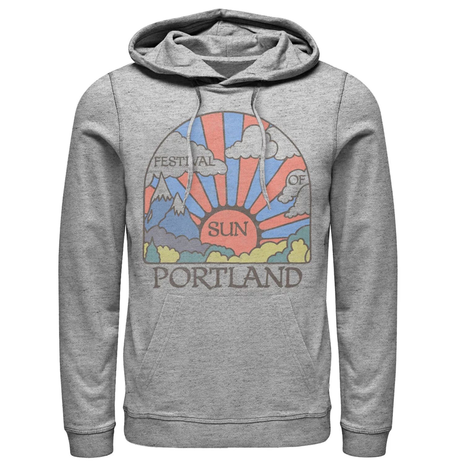 

Мужская модная винтажная толстовка Portland Sun Festival Licensed Character