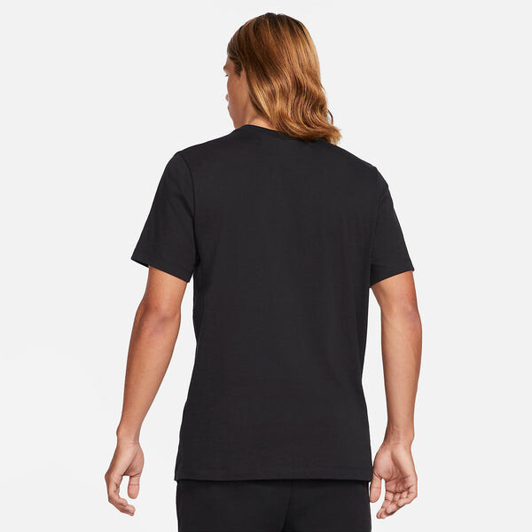 Футболка спортивная одежда swoosh футболка Nike, черный — фото 2
