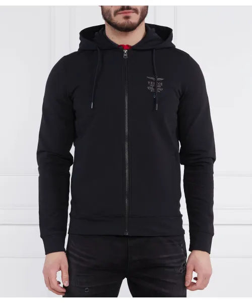 

Толстовка Regular fit Aeronautica Militare, черный