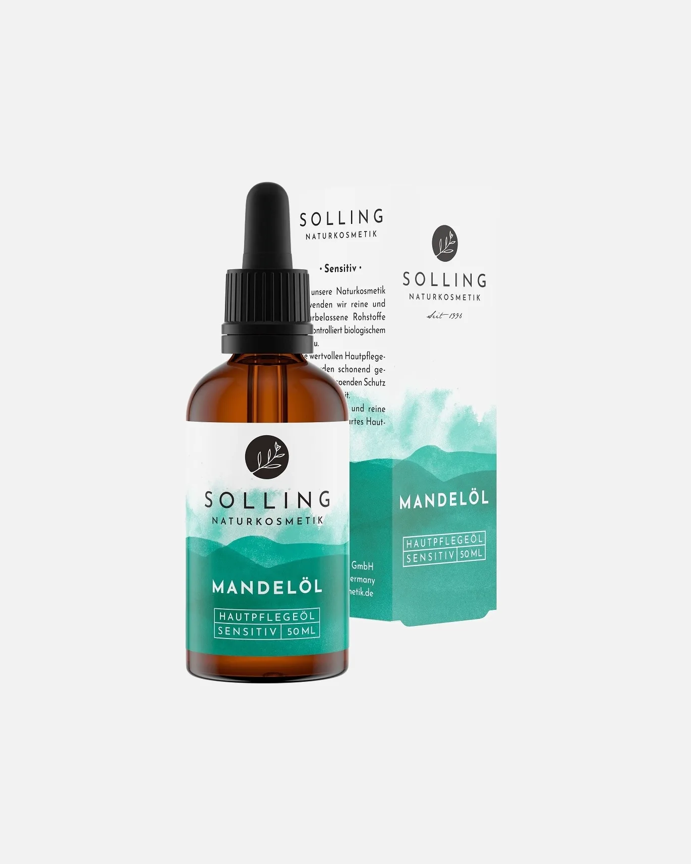 Масло для тела, масло для ухода за кожей - миндальное Solling Naturkosmetik, 50 мл