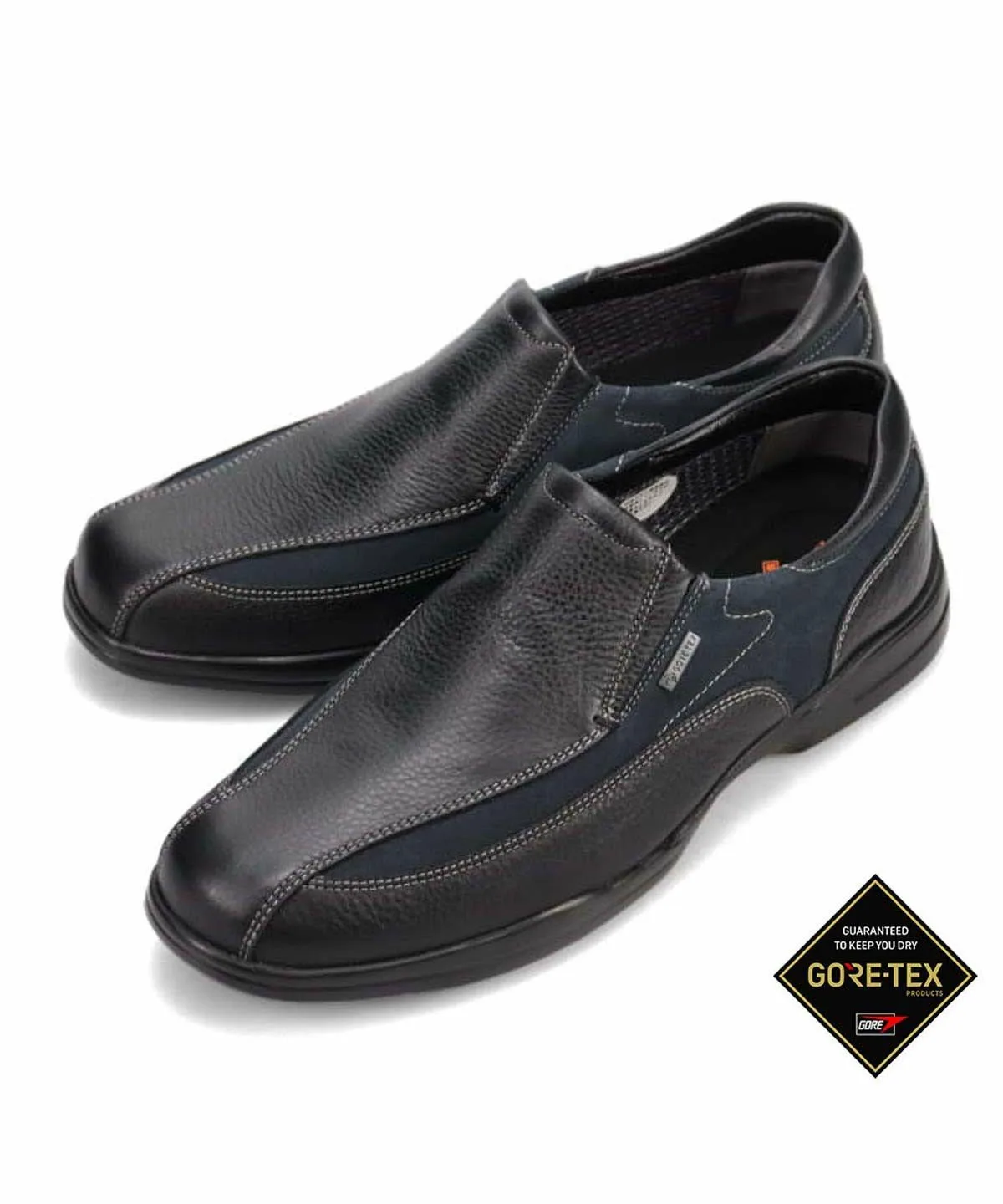 Слипоны для повседневной носки в городе Madras Walk, Black/Navy