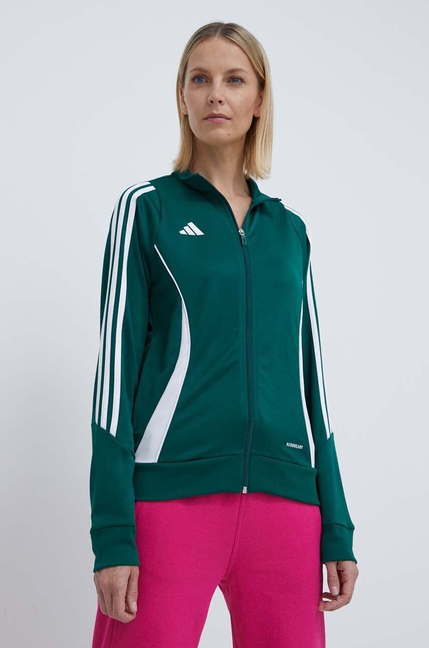 

Толстовка Tiro 24 adidas Performance, зеленый