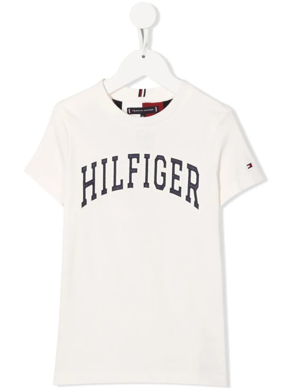

Футболка Varsity с вышитым логотипом Tommy Hilfiger Junior, белый