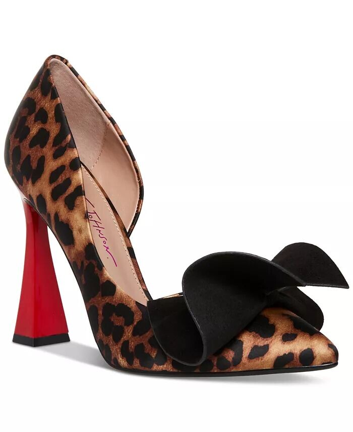 

Женские туфли-лодочки Nobble с бантиком и скульптурным дизайном Betsey Johnson, мультиколор