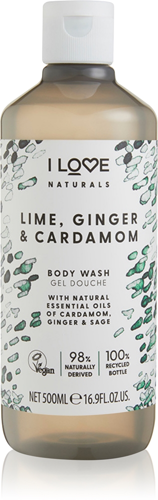 

Гель для душа Naturals с лаймом, имбирем и кардамоном I Love, 500 мл