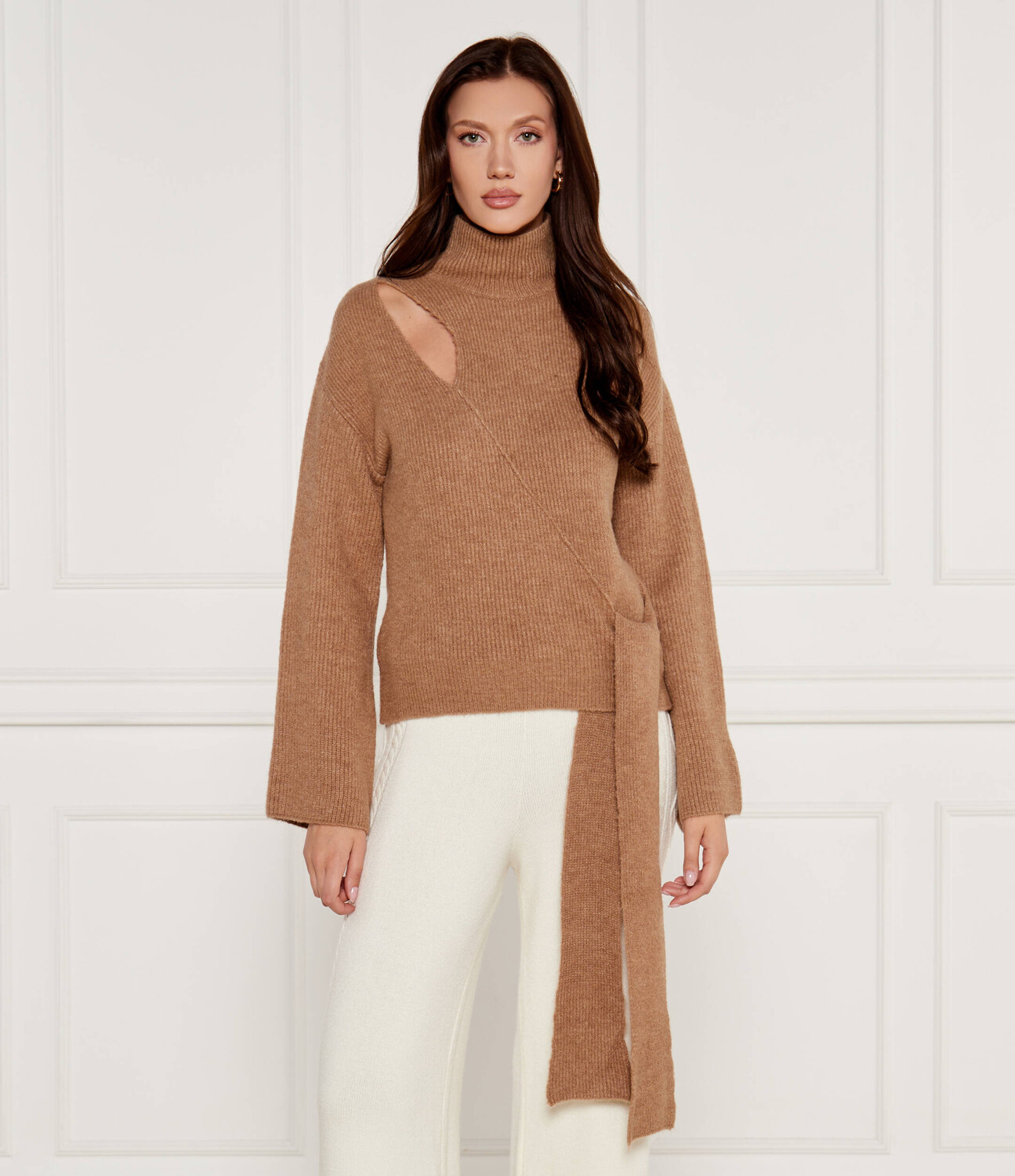 

Свитер AKEP Regular Fit, коричневый
