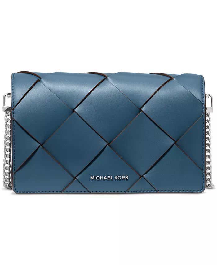 

Jet Set Small Flap Chain Leather Crossbody Michael Kors, фиолетовый