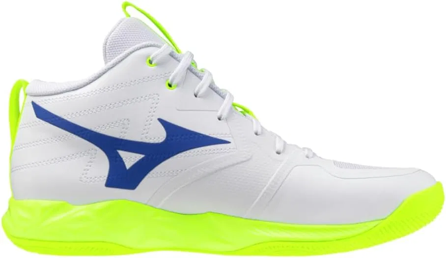 Волейбольные кроссовки Mizuno Wave Momentum Pro Mid средней высоты, White — фото 2