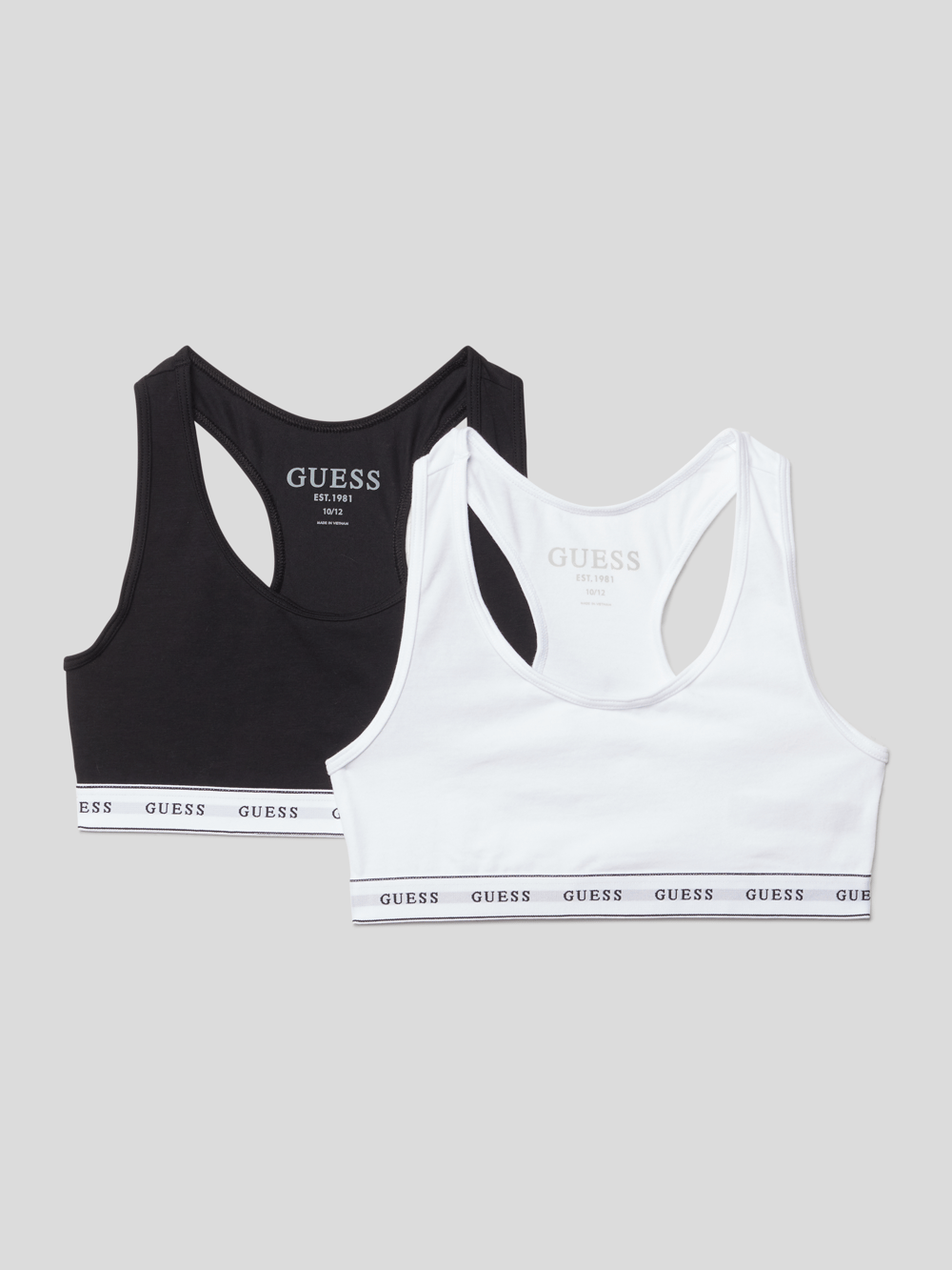 

Бюстье с логотипом на поясе в упаковке 2 шт Guess, белый