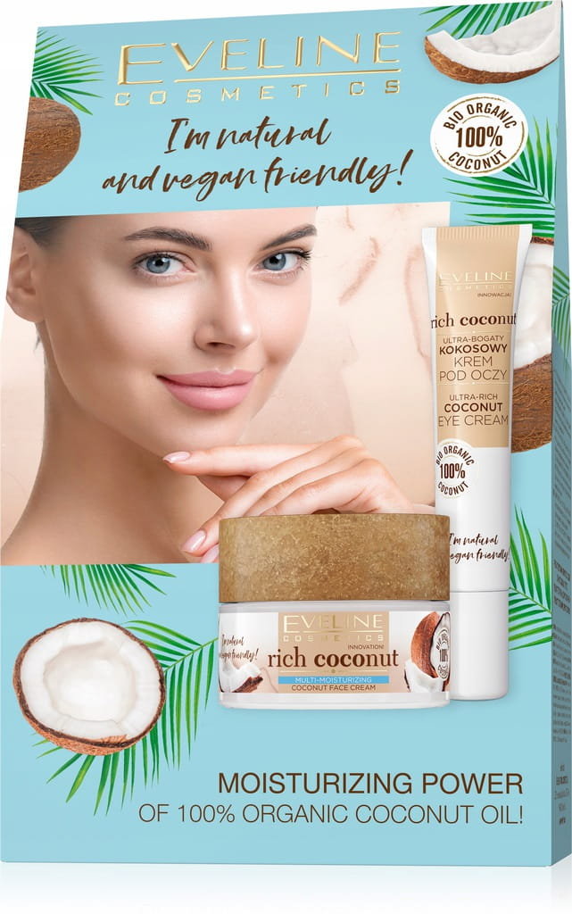 

Eveline Cosmetics, Rich Coconut, фиксирующий крем 50 мл + под глазами