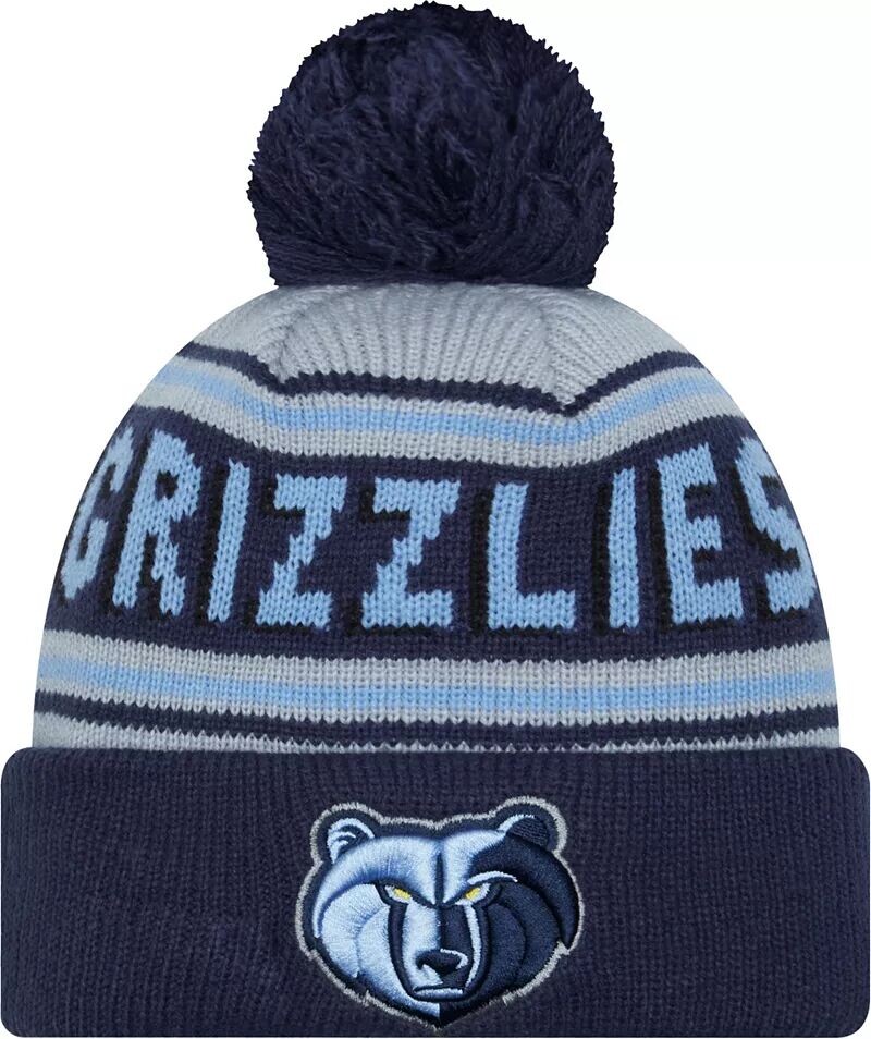 

Синяя вязаная шапка New Era для взрослых Memphis Grizzlies