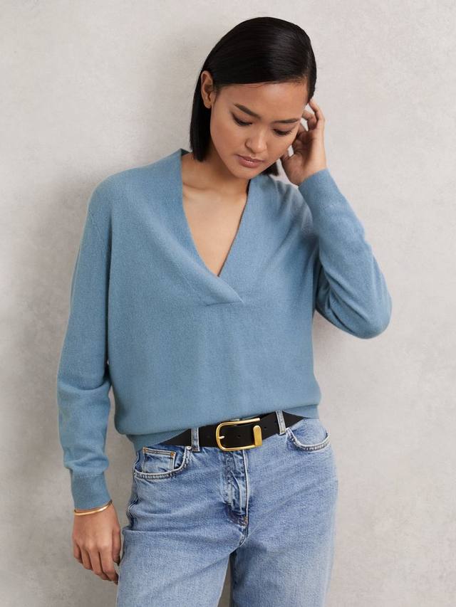 

Свитер Mia Pure Cashmere Reiss, Blue