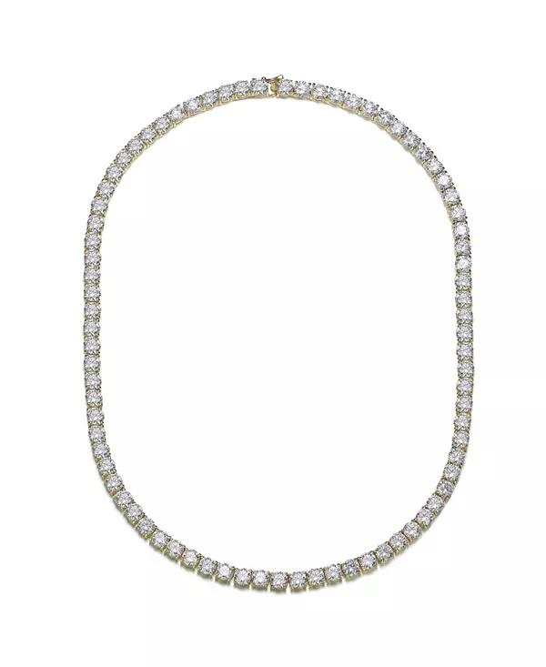 

Женское теннисное ожерелье 4 мм с прозрачными кубическими цирконами Rachel Glauber, gold