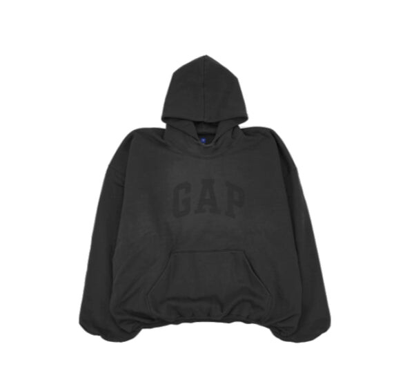 

Толстовка engineered by balenciaga ss22 dove hoodie 'black' Yeezy Gap, черный