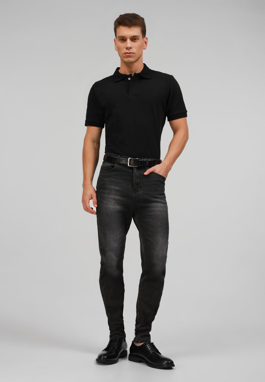 

Джинсы облегающего кроя Pier One, цвет Washed Black
