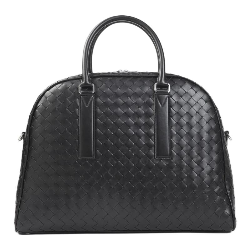 Bottega Veneta Мужская сумка из коровьей кожи черная — фото 3