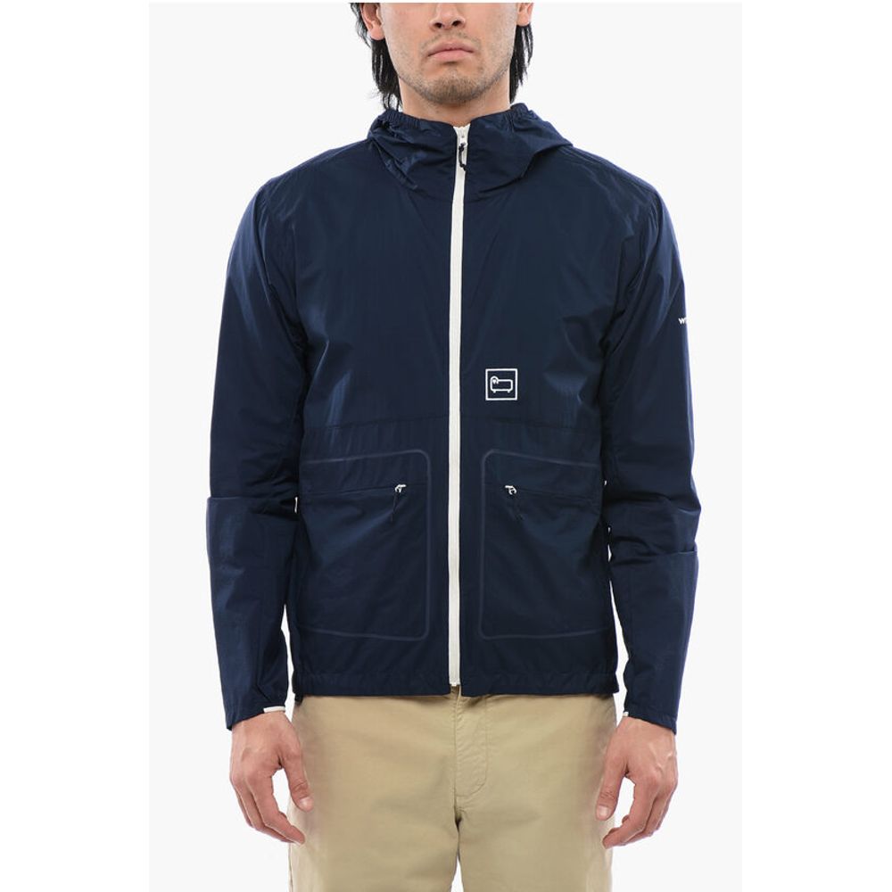 

Синие полиамидные куртки и пальто Woolrich, Blue