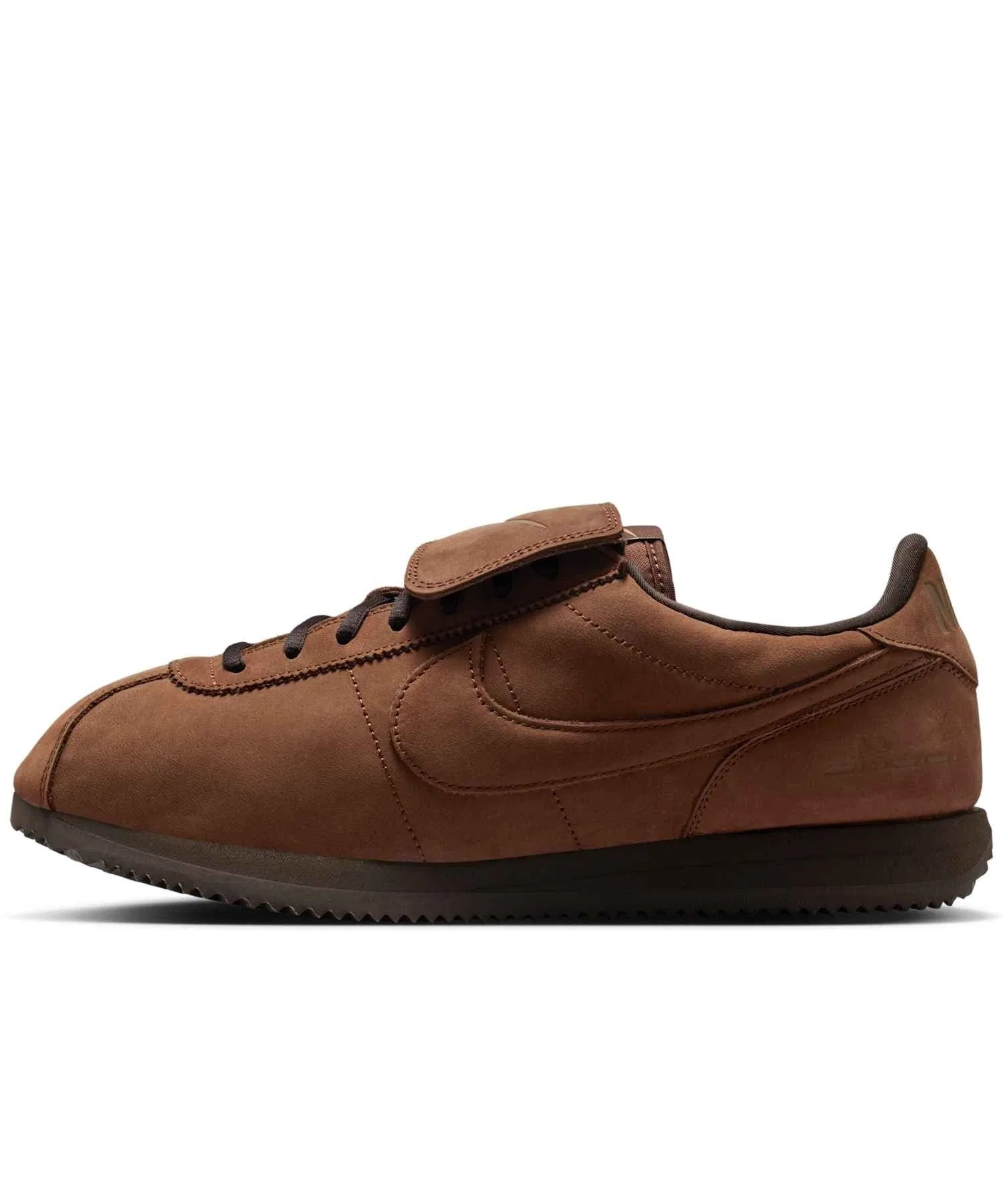 Мужские кроссовки Nike Cortez Leather SE из кожи коричневые — фото 4