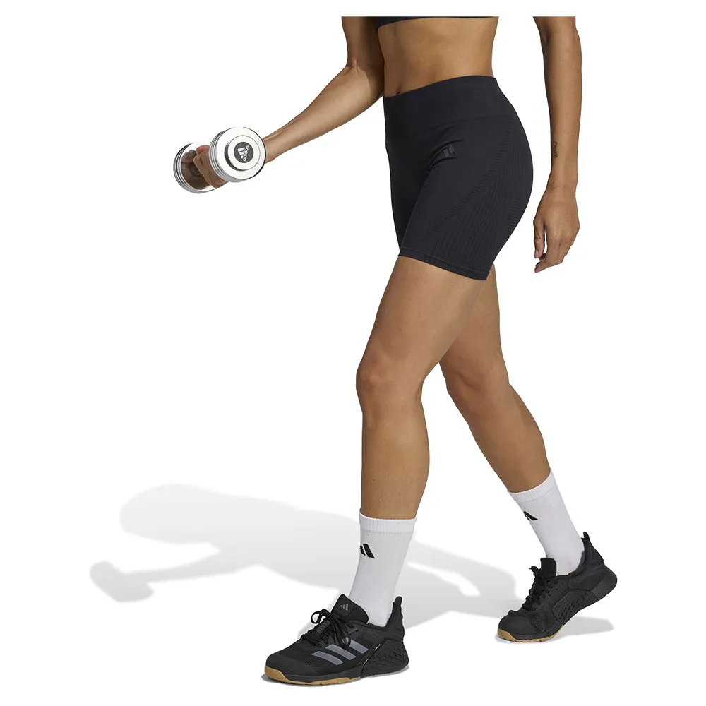 

Леггинсы adidas Workout Essentials 4В'' Knit short, черный