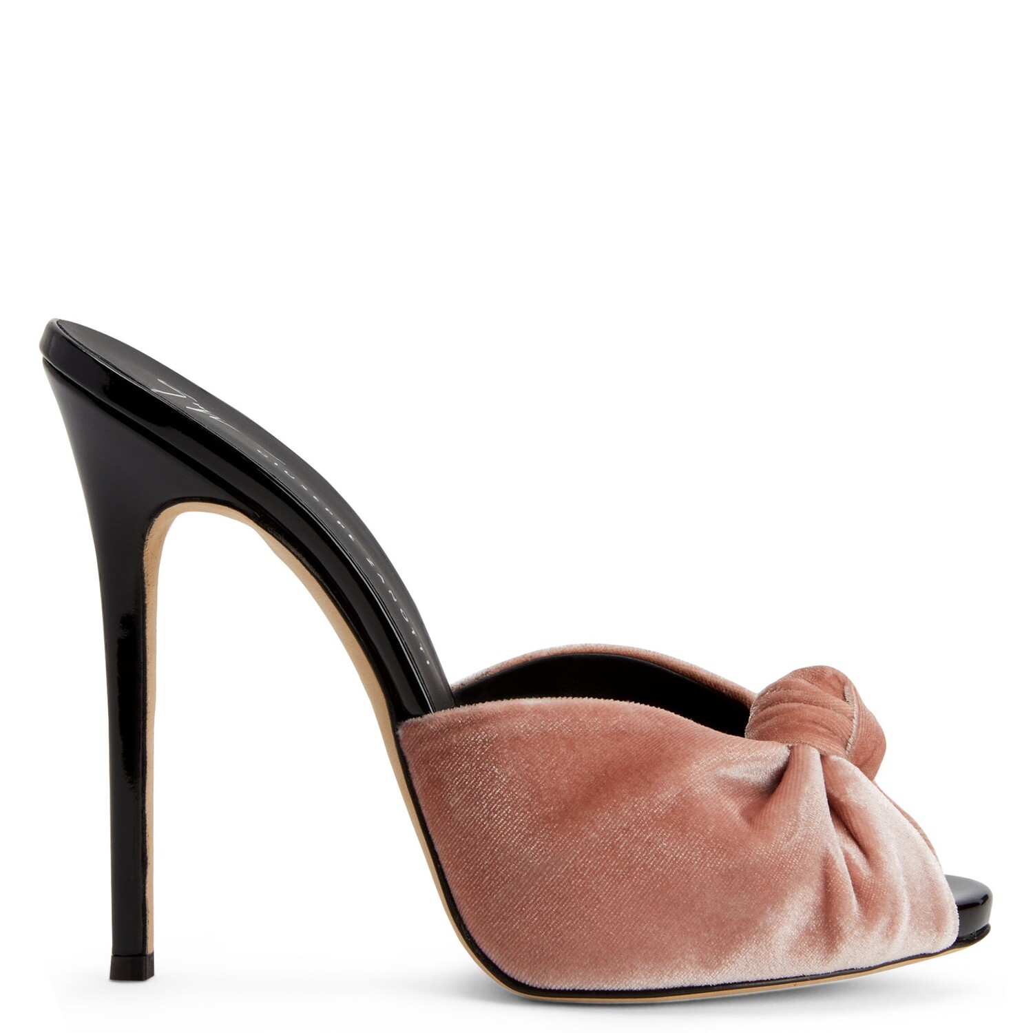 Джузеппе Занотти Бриджит Вельвет Giuseppe Zanotti, розовый