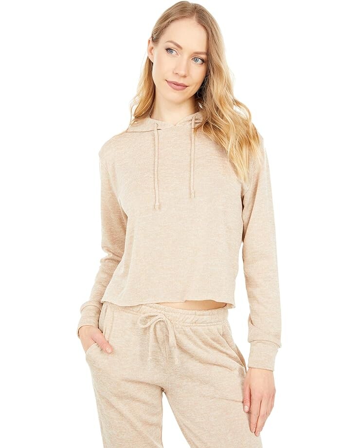 

Брюки YMI Two-Piece Hoodie & Pants Fleece Set, кэмел