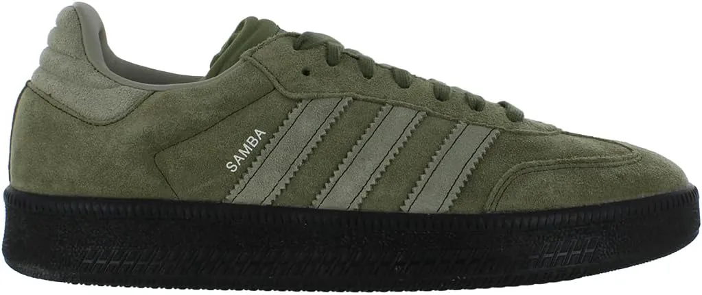 Мужские кроссовки Adidas Samba XLG для повседневной носки, оливковое/серебристое