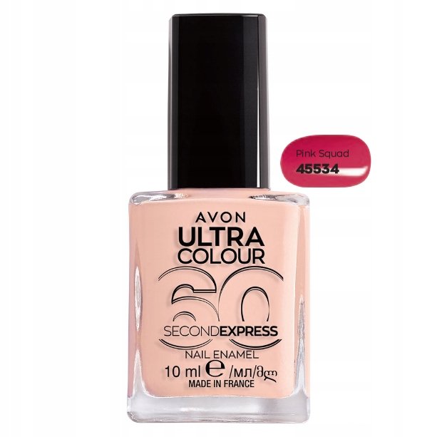 

Быстросохнущий лак для ногтей Pink Squad от AVON