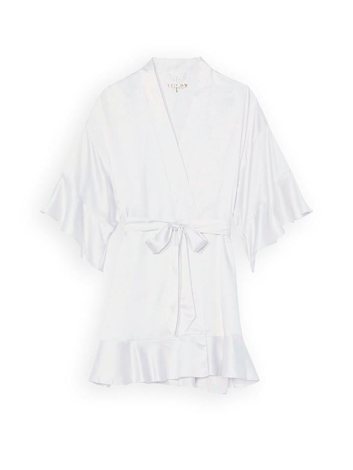 

Халат Yellow Kimono Liscio, белый