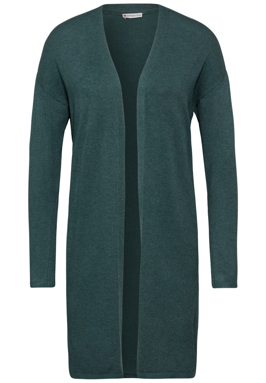 

Вязаный кардиган STREET ONE, темно-зеленый