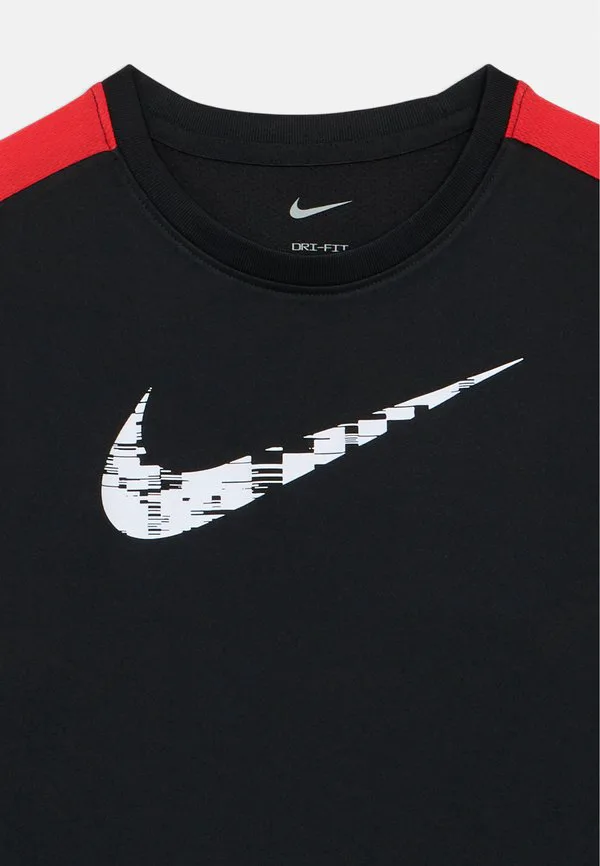 Спортивная футболка унисекс Nike Performance, Black/Crimson/White — фото 3