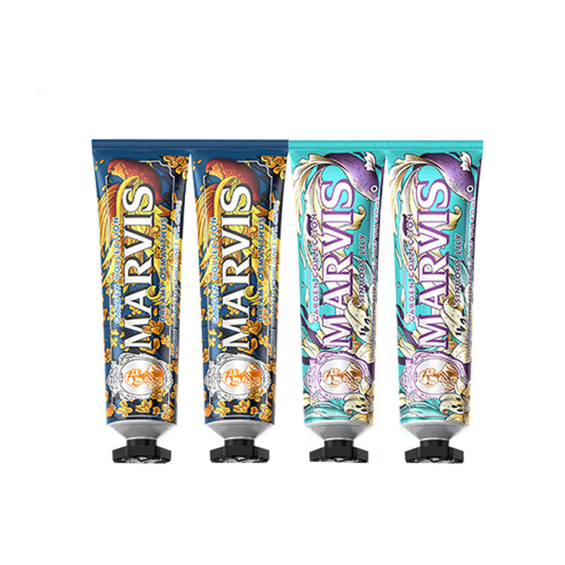 

Marvis Набор зубной пасты lily rose gold gui limited очищение и свежесть дыхания rose 75мл*3