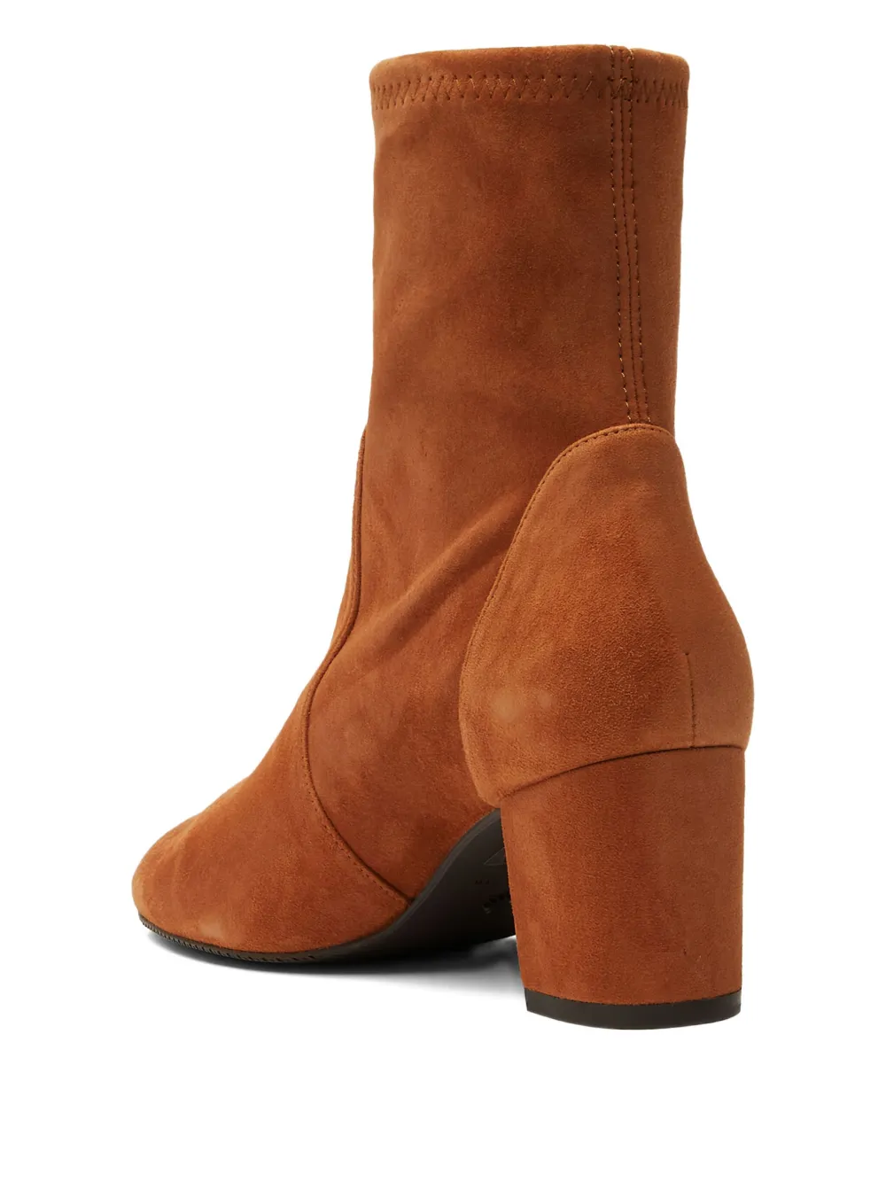 Ботильоны Yuliana из эластичного материала с каблуком 60 мм Stuart Weitzman, коричневый — фото 3