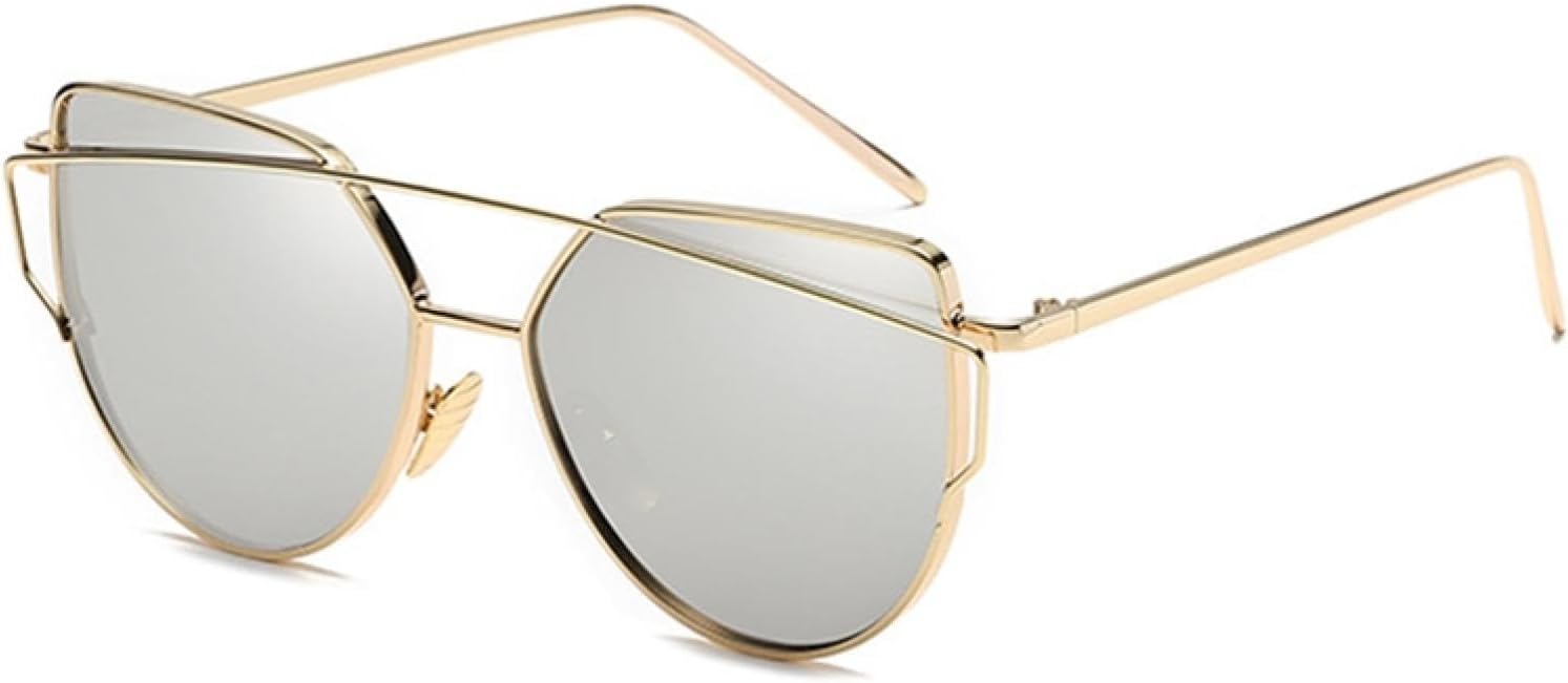 

Женские солнцезащитные очки «кошачий глаз» — зеркальные линзы цвета розового золота — модные ретро-очки — солнцезащитные очки с защитой от УФ-излучения UV400 DSVIGF, 13