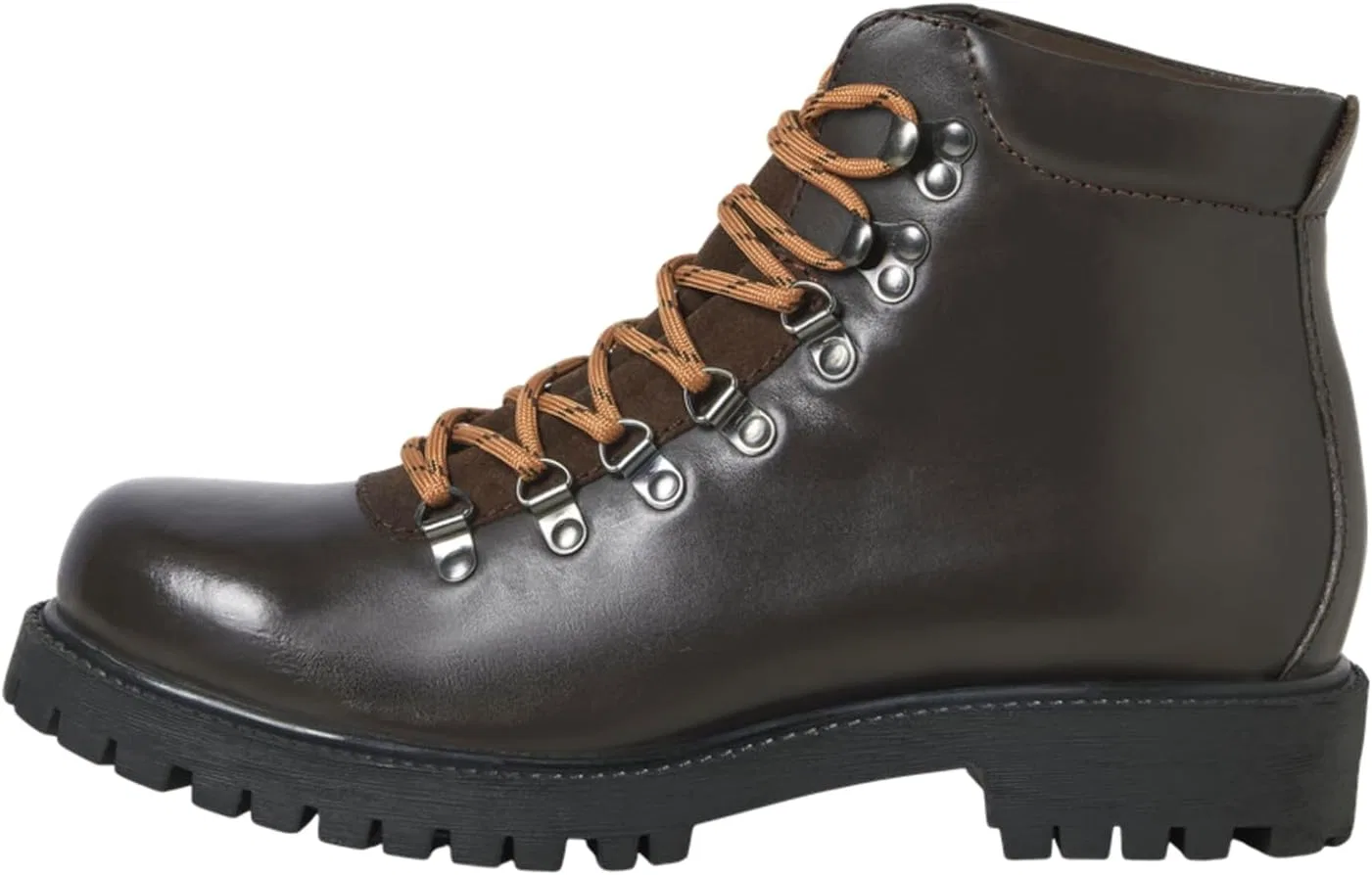 Мужские кожаные ботинки JACK & JONES Jfwdamian Leather Boot Styd LnJfwdamian Leather Boot Styd Ln, Brown Stone