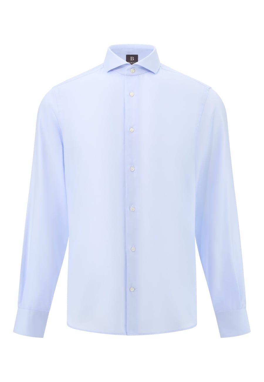 

Рубашка на пуговицах классического кроя Boggi Milano, светло-голубой