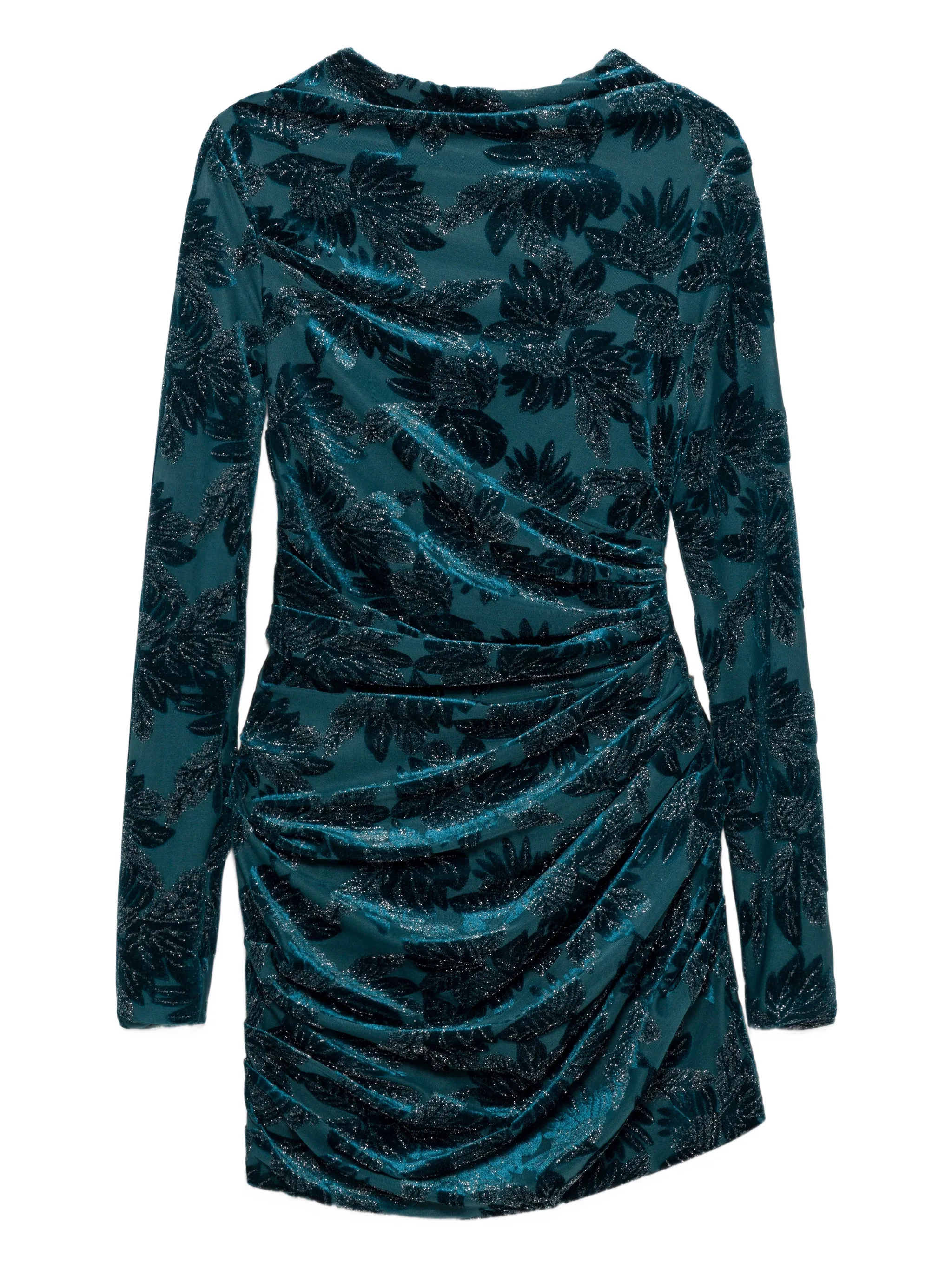 

Фактурное платье мини Vallyn с цветочным узором Simkhai, синий