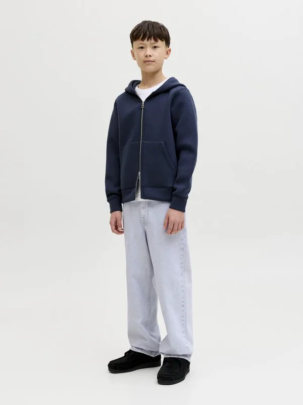 Джинсы прямого кроя jjialex jjoriginal Jack & Jones Junior, Blue Denim — фото 2