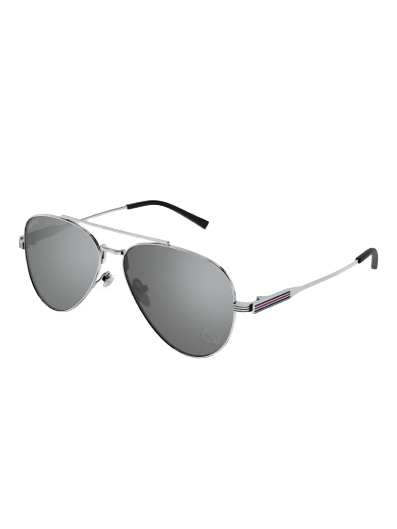 Солнцезащитные очки-пилоты Gucci Eyewear, серый — фото 2