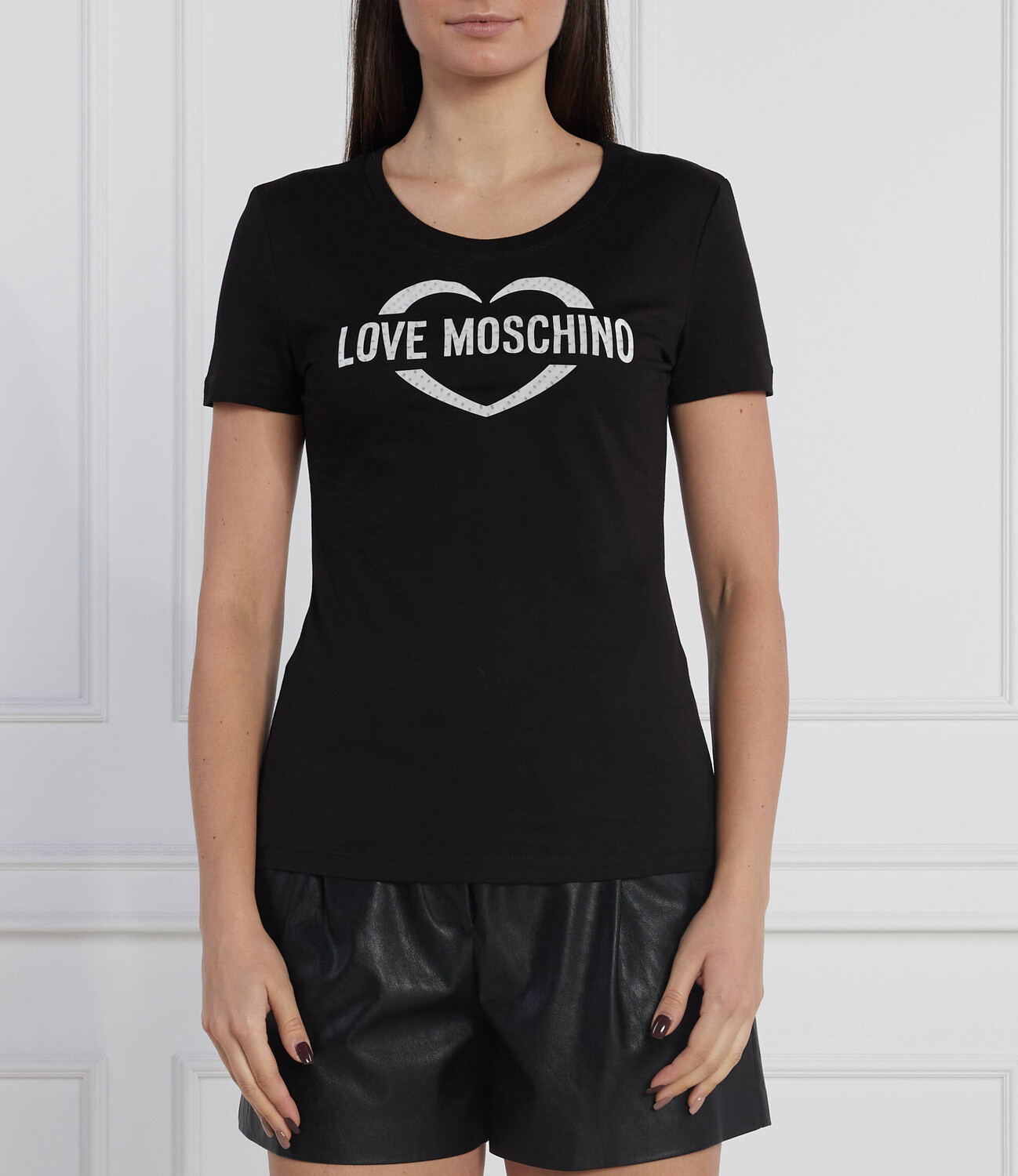 

Футболка Love Moschino regular fit, черный