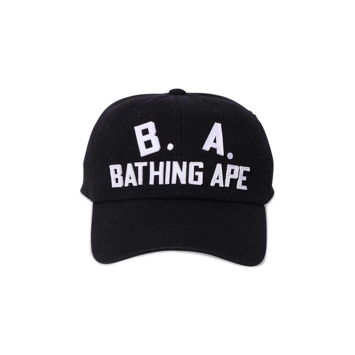 

BAPE BA Кепка из мытой твила, черная
