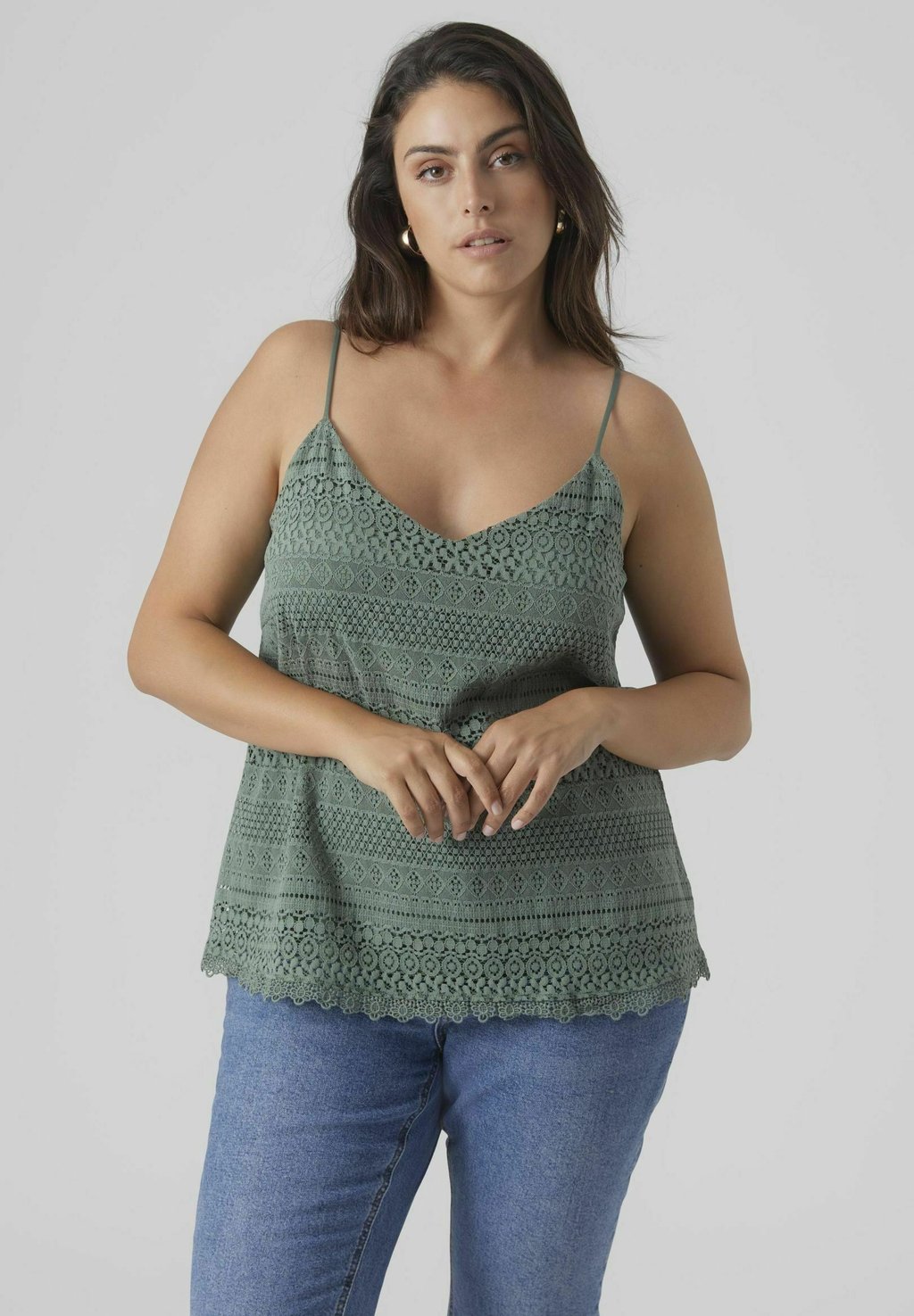 

Топ Vero Moda Curve, зеленый
