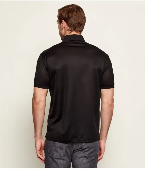 Поло на Китайский Новый год regular fit Emporio Armani, черный — фото 3