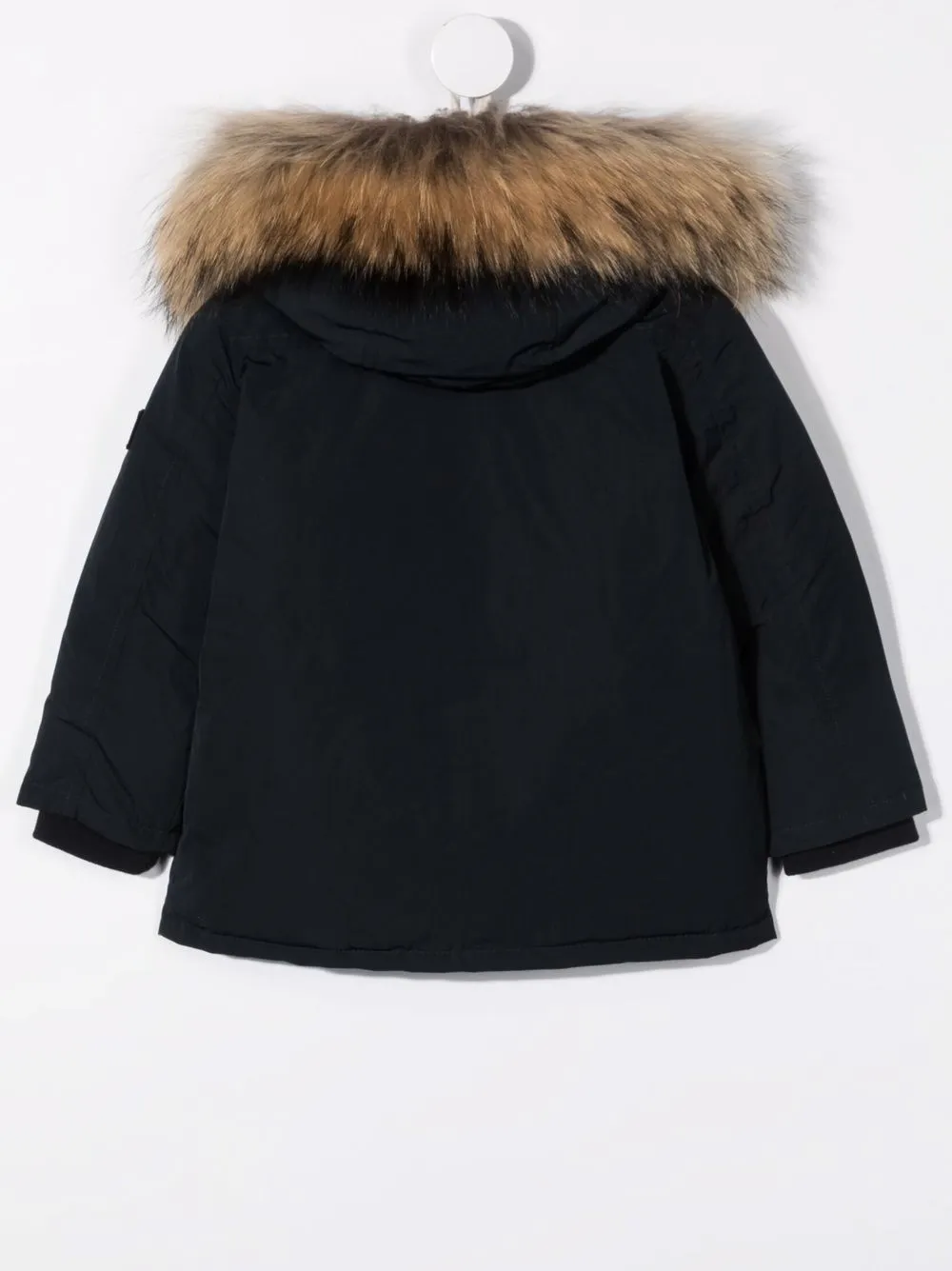 Пальто с оторочкой из искусственного меха Woolrich Kids — фото 2
