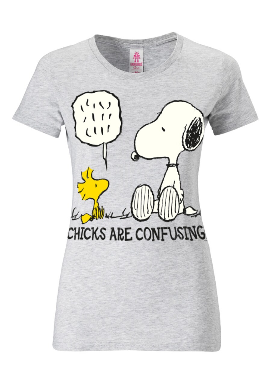 

Футболка LOGOSHIRT Shirt Snoopy, пятнистый серый
