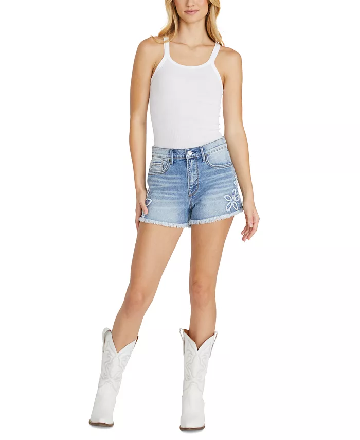 

Женские джинсовые шорты Goldie X Denim On Denim Driftwood, синий